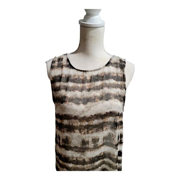 Zara Sheer Chiffon Overlay Dress - Picture 2 of 5